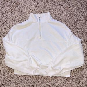 half zip sweatshirt